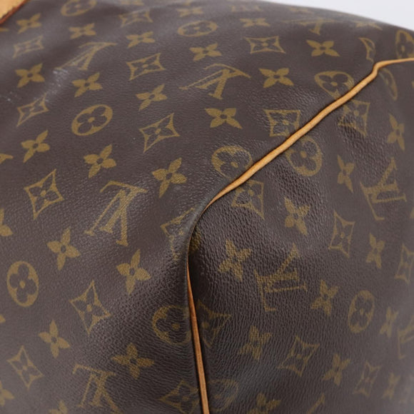 LOUIS VUITTON Monogram Keepall 55 Boston Bag M41424 LV Auth ar14327