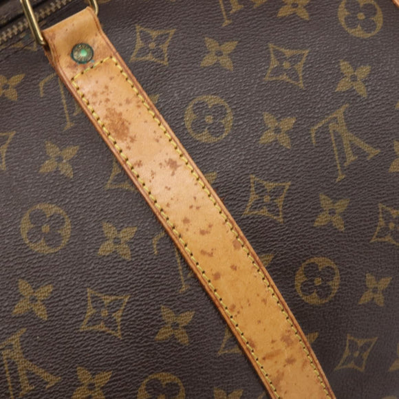 LOUIS VUITTON Monogram Keepall 55 Boston Bag M41424 LV Auth ar14327