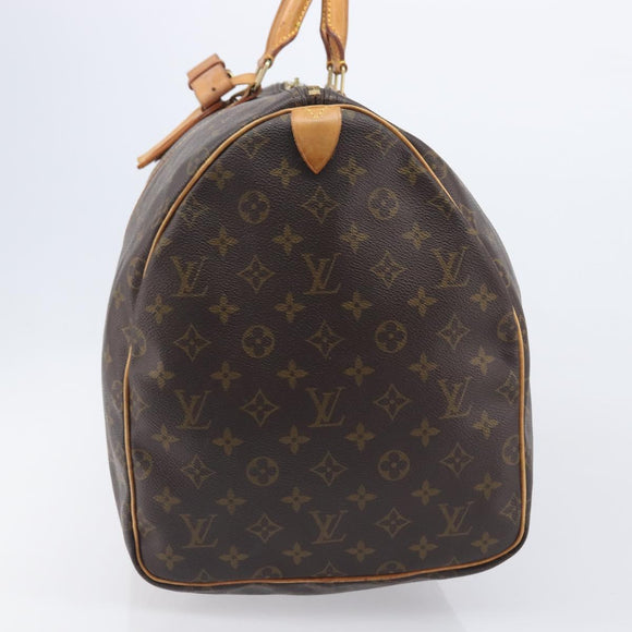 LOUIS VUITTON Monogram Keepall 55 Boston Bag M41424 LV Auth ar14327