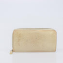 LOUIS VUITTON Monogram Long Wallet 2 Set Beige LV Auth ar14329-11