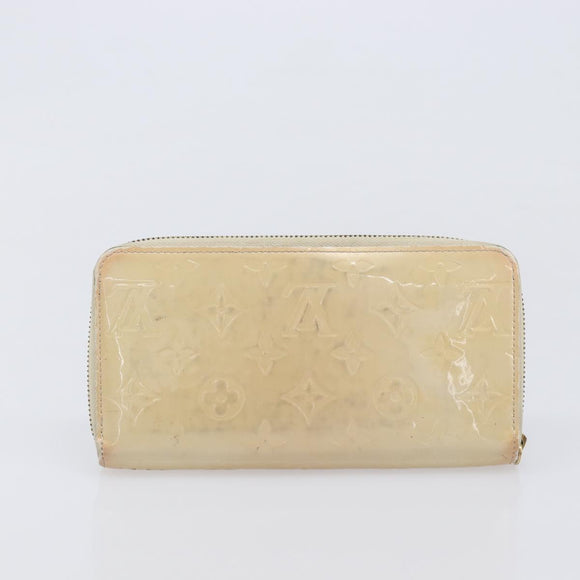 LOUIS VUITTON Monogram Long Wallet 2 Set Beige LV Auth ar14329