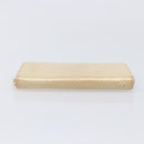 LOUIS VUITTON Monogram Long Wallet 2 Set Beige LV Auth ar14329-15