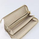 LOUIS VUITTON Monogram Long Wallet 2 Set Beige LV Auth ar14329-18
