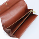 LOUIS VUITTON Monogram Long Wallet 2 Set Beige LV Auth ar14329-9