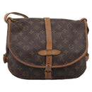 LOUIS VUITTON Monogram Saumur 30 Shoulder Bag M42256 LV Auth ar14332-3