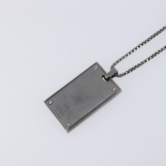 LOUIS VUITTON Pandantif Cape Town Necklace Metal Silver M66199 LV Auth ar14337V