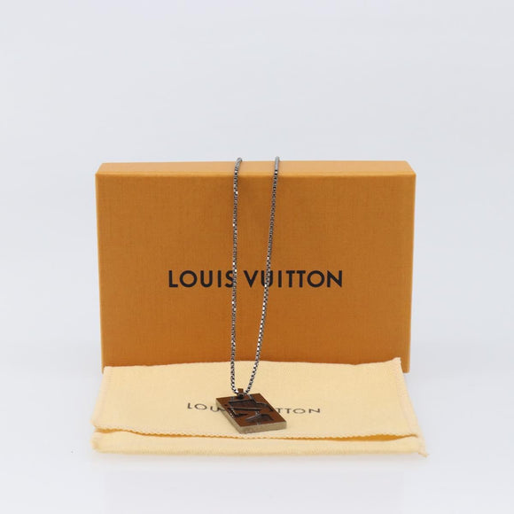 LOUIS VUITTON Pandantif Cape Town Necklace Metal Silver M66199 LV Auth ar14337V
