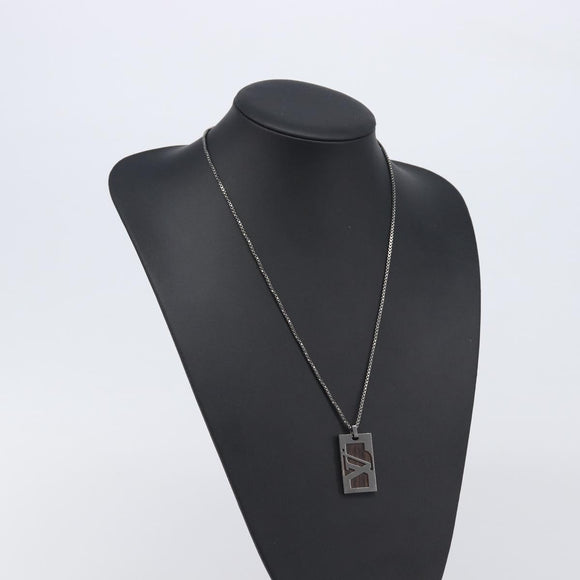 LOUIS VUITTON Pandantif Cape Town Necklace Metal Silver M66199 LV Auth ar14337V