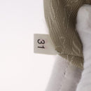 PRADA Tote Bag Leather Ivory Silver Auth ar14347-26