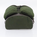 PRADA Backpack Nylon Green Silver Auth ar14348-12