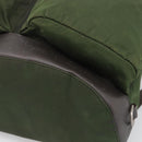 PRADA Backpack Nylon Green Silver Auth ar14348-13