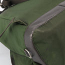 PRADA Backpack Nylon Green Silver Auth ar14348-16