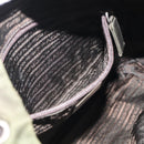 PRADA Backpack Nylon Green Silver Auth ar14348-24