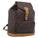 LOUIS VUITTON Monogram Montsouris GM Backpack M51135 LV Auth ar14350-1