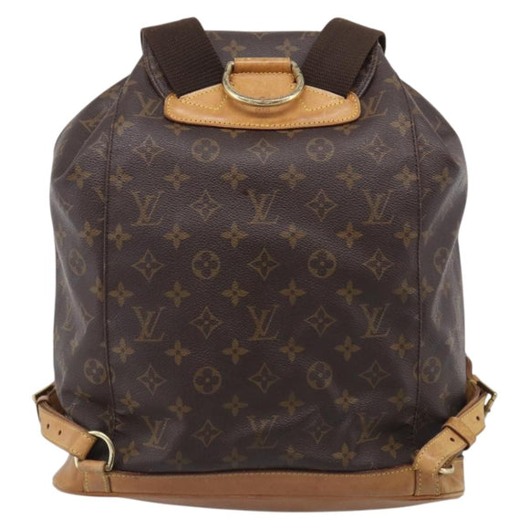 LOUIS VUITTON Monogram Montsouris GM Backpack M51135 LV Auth ar14350