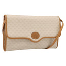 GUCCI Micro GG Supreme Shoulder Bag PVC Beige Gold Auth ar14351-1