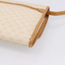 GUCCI Micro GG Supreme Shoulder Bag PVC Beige Gold Auth ar14351-12