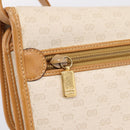 GUCCI Micro GG Supreme Shoulder Bag PVC Beige Gold Auth ar14351-14