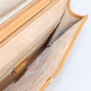 GUCCI Micro GG Supreme Shoulder Bag PVC Beige Gold Auth ar14351-18