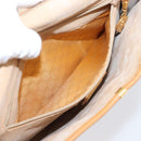 GUCCI Micro GG Supreme Shoulder Bag PVC Beige Gold Auth ar14351-21