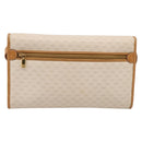 GUCCI Micro GG Supreme Shoulder Bag PVC Beige Gold Auth ar14351-3