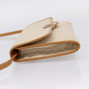 GUCCI Micro GG Supreme Shoulder Bag PVC Beige Gold Auth ar14351-4