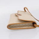 GUCCI Micro GG Supreme Shoulder Bag PVC Beige Gold Auth ar14351-5