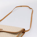 GUCCI Micro GG Supreme Shoulder Bag PVC Beige Gold Auth ar14351-8