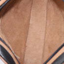 LOEWE Shoulder Bag Leather Black Gold Auth ar14355-18
