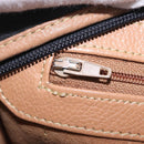 LOEWE Shoulder Bag Leather Black Gold Auth ar14355-21