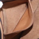 LOEWE Shoulder Bag Leather Black Gold Auth ar14355-22