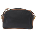 LOEWE Shoulder Bag Leather Black Gold Auth ar14355-4