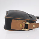 LOEWE Shoulder Bag Leather Black Gold Auth ar14355-5