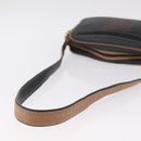 LOEWE Shoulder Bag Leather Black Gold Auth ar14355-8