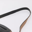 LOEWE Shoulder Bag Leather Black Gold Auth ar14355-9