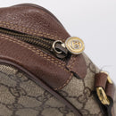 GUCCI GG Supreme Web Sherry Line Bag PVC Beige Gold 001 50 6655 Auth ar14356-14