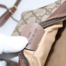 GUCCI GG Supreme Web Sherry Line Bag PVC Beige Gold 001 50 6655 Auth ar14356-21