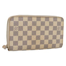 LOUIS VUITTON Damier Azur Zippy Organizer Long Wallet N60012 LV Auth ar14357-1
