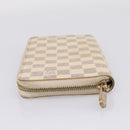 LOUIS VUITTON Damier Azur Zippy Organizer Long Wallet N60012 LV Auth ar14357-4