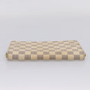 LOUIS VUITTON Damier Azur Zippy Organizer Long Wallet N60012 LV Auth ar14357-7