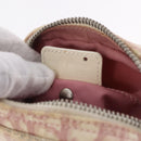 Christian Dior Trotter Canvas Shoulder Bag PVC Pink Silver Auth ar14360-27