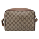GUCCI GG Supreme Web Sherry Line Bag PVC Beige Gold 001 44 6655 Auth ar14362-3