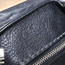 Chloe Paddington Hand Bag Leather Black Gold Silver Auth ar14367A-19