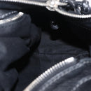 Chloe Paddington Hand Bag Leather Black Gold Silver Auth ar14367A-21