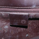GUCCI Shoulder Bag Leather Outlet Black Silver 001 3063 Auth ar14368-21