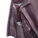 GUCCI Shoulder Bag Leather Outlet Black Silver 001 3063 Auth ar14368-24