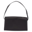 GUCCI Shoulder Bag Leather Outlet Black Silver 001 3063 Auth ar14368-4