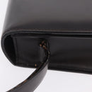 GUCCI Shoulder Bag Leather Outlet Black Silver 001 3063 Auth ar14368-7