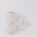 HERMES Baby Shoes Silk White Auth ar14371A-15