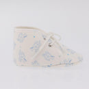 HERMES Baby Shoes Silk White Auth ar14371A-16